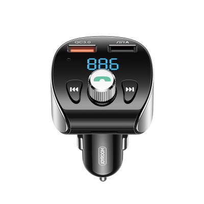 JOYROOM car kit wireless fm transmitter with3.1a dual usb car charger Supports USB Flash Drive/Card