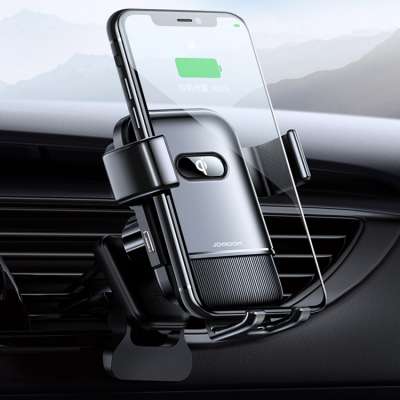 JOYROOM car accesories 15W quick car wireless charger electric mobile car holder with QI